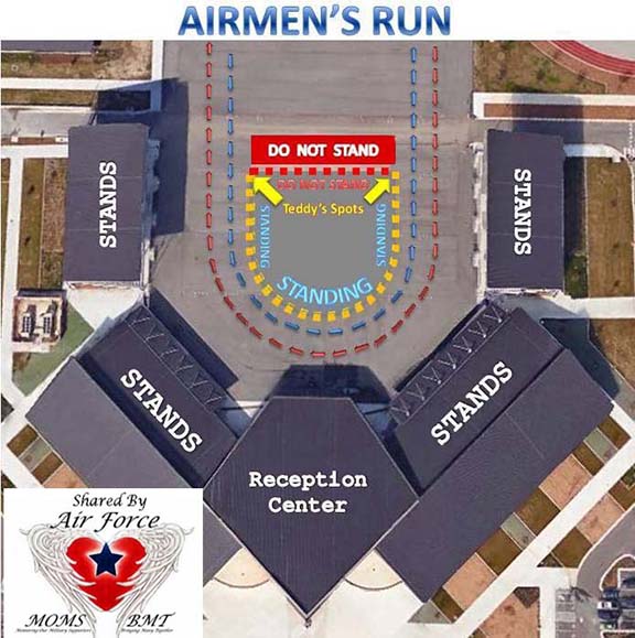 Airmans run map